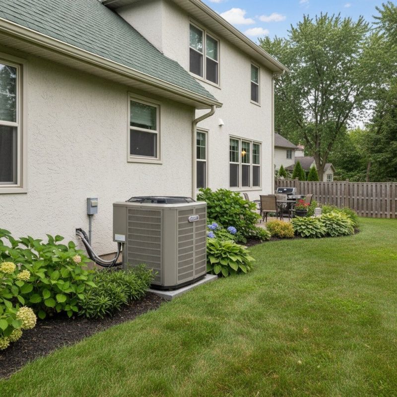 Central Ac Installation detail